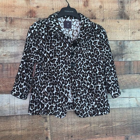 XXI leopard‎ print jacket, size medium - Picture 8 of 13